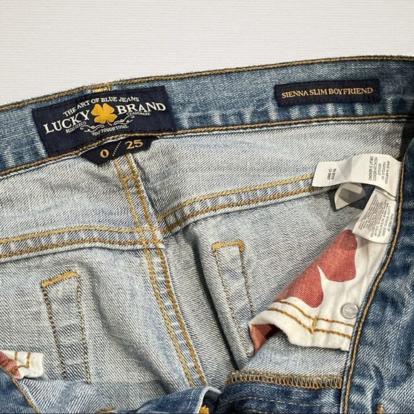 Lucky brand sienna slim boyfriend jeans size 25 - Picture 9 of 10